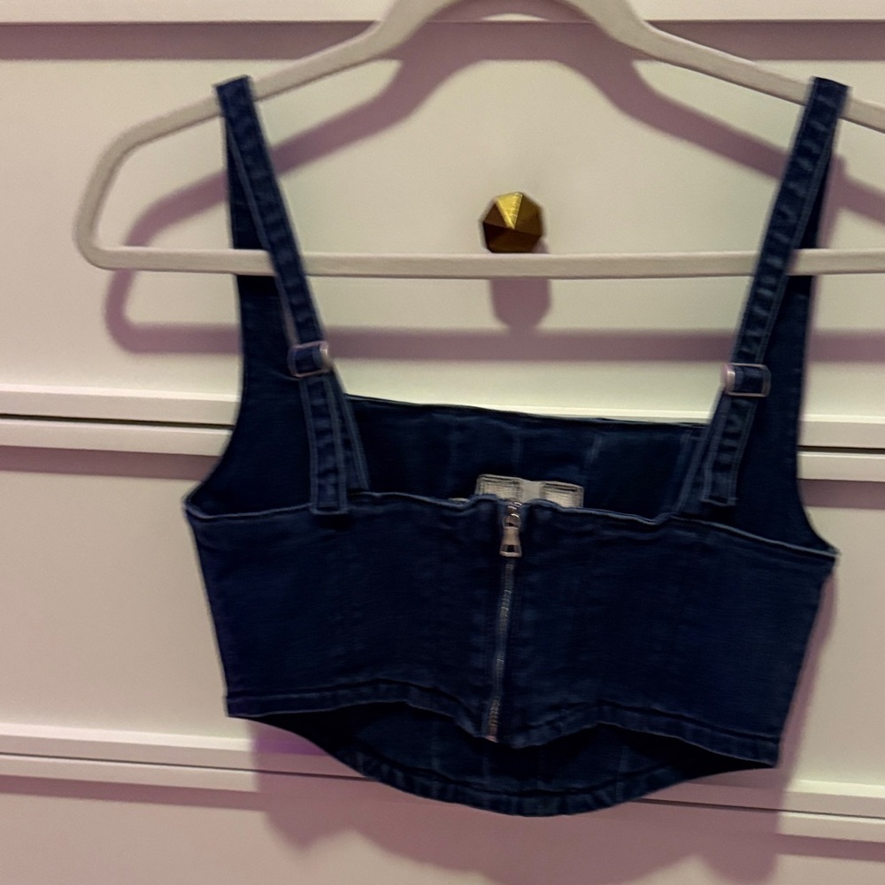Hype & Vice University of Utah Denim Corset - Picture 4 of 8